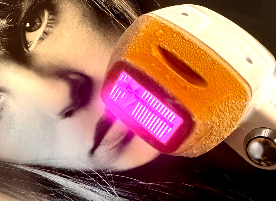 LED脱毛器、LED美顔器　ステーシー　ヘッド冷却画像